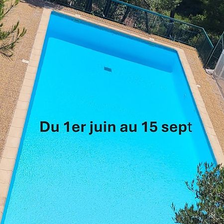 Appartement En Residence Avec Piscine Bandol Eksteriør billede
